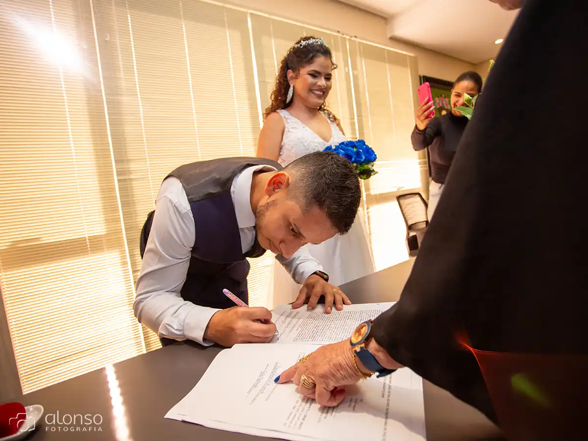 Fotos de casamento civil em cartório da Trindade em Florianópolis