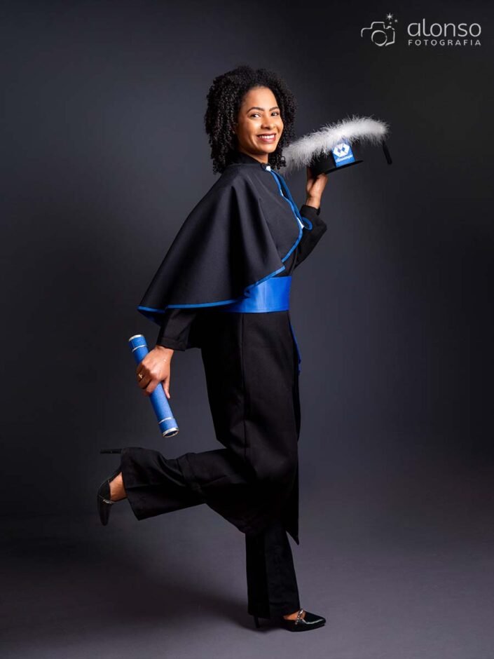 Ensaio de formatura em estúdio administração